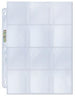 Ultra Pro 12-Pocket Platinum Page with 2-1/4" X 2-1/2" Pockets 10pk