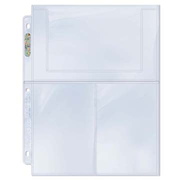 Ultra Pro 3-Pocket Platinum Page for 4