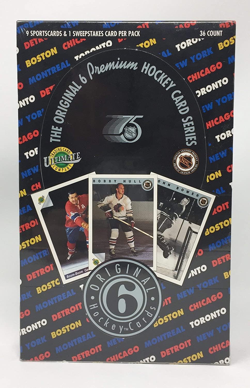 1991-92 Ultimate Original Six Hockey Hobby Box | Eastridge Sports Cards