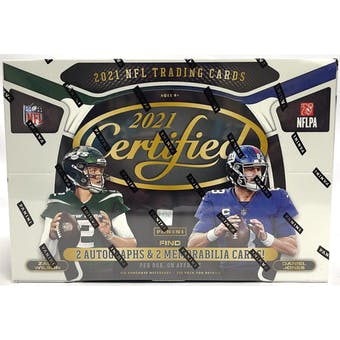 2021 Panini Certified Football Hobby Box