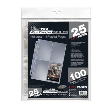 Ultra Pro 4-Pocket Platium Pages (25ct) | Eastridge Sports Cards