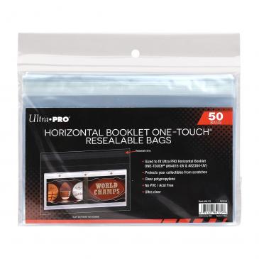 Ultra Pro Horizontal Booklet One-Touch Resealable Bags - 50 ct