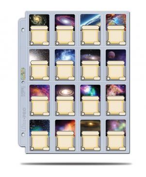 Ultra Pro 16-Pocket Platinum Page with 41 mm x 63 mm Pocket  100ct