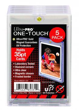 Ultra Pro 35pt UV One-Touch Magnetic Holder 5 pack