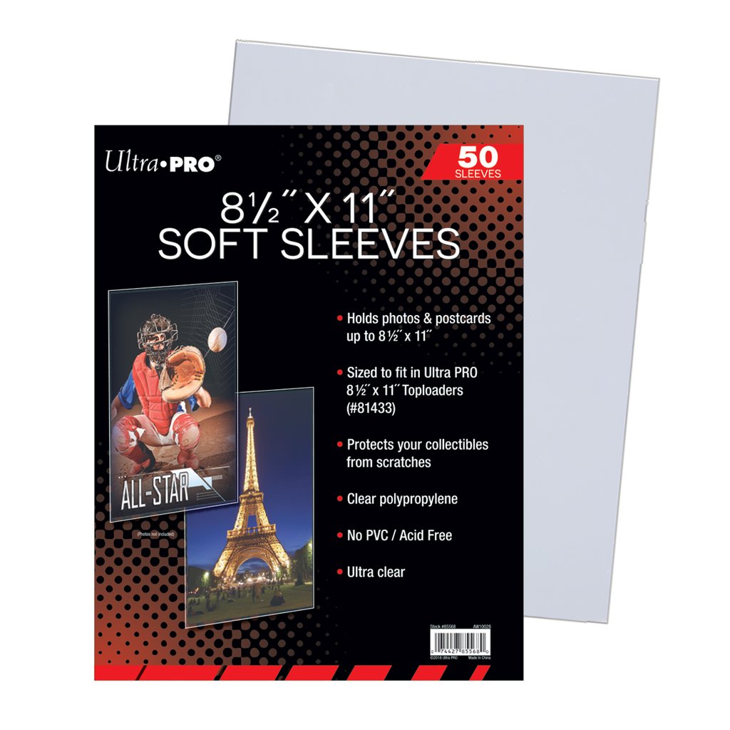 Ultra Pro 8 1/2x11 Document Sleeves | Eastridge Sports Cards