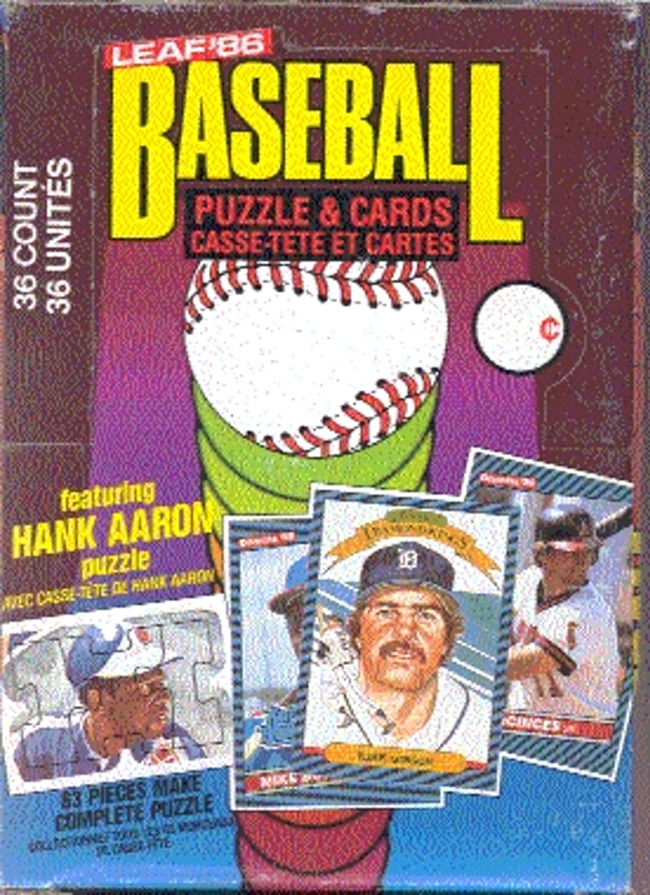 1986 Leaf Baseball Hobby Box | Eastridge Sports Cards