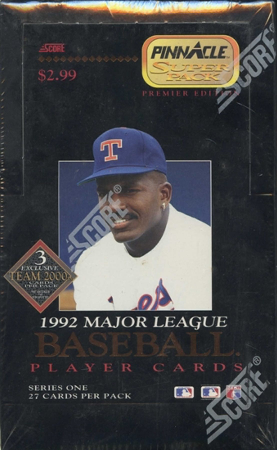 1992 PINNACLE BASEBALL SERIES 1 JUMBO BOX