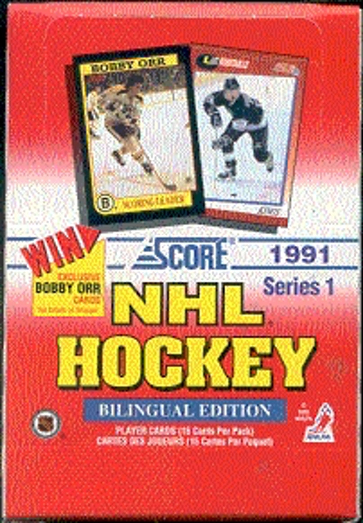 1991-92 Score Hockey Series 1 Bilingual Hobby Box | Eastridge Sports Cards