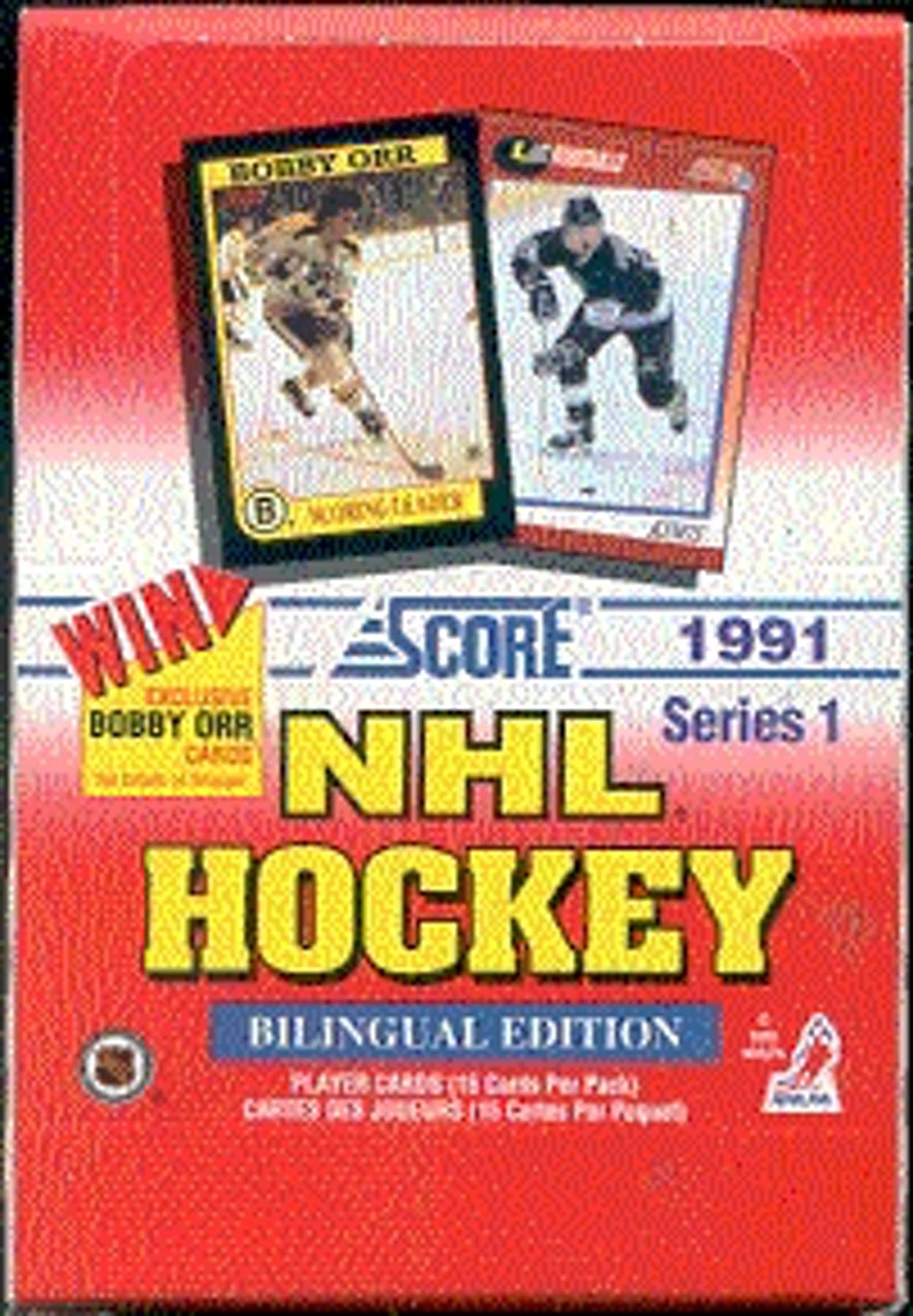 1991-92 Score Hockey Series 1 Bilingual Hobby Box | Eastridge Sports Cards