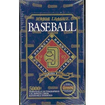 1992 Donruss Baseball Series 1 Hobby Box