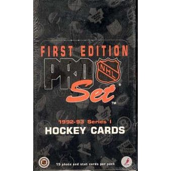 1992-93 Pro Set Hockey Series 1 Hobby Box
