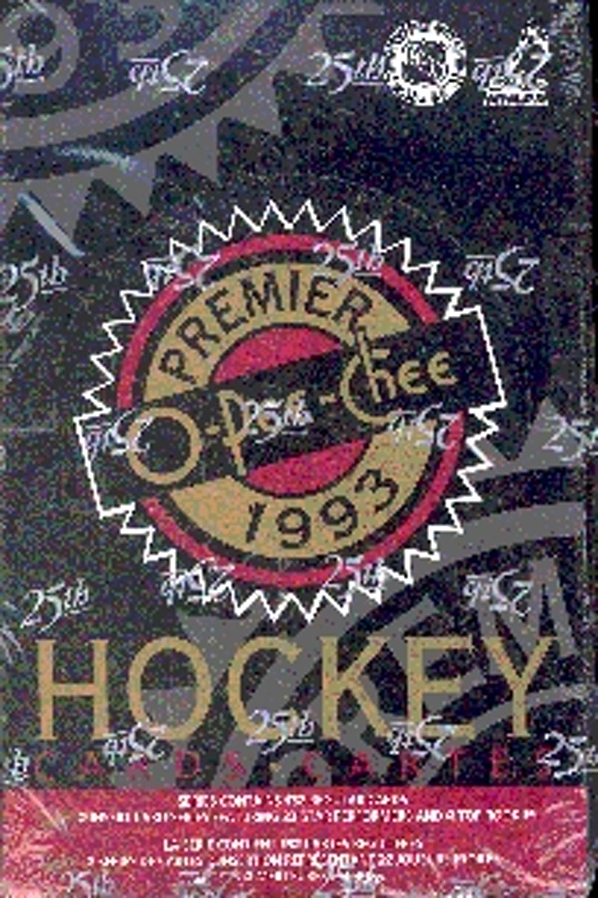 1992-93 O-Pee-Chee Premier Hockey Hobby Box