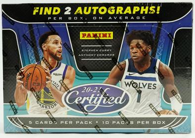 2020-21 Panini Certified Basketball Hobby Box | Eastridge Sports Cards