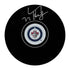 Connor Hellebuyck Autographed Winnipeg Jets Logo Puck