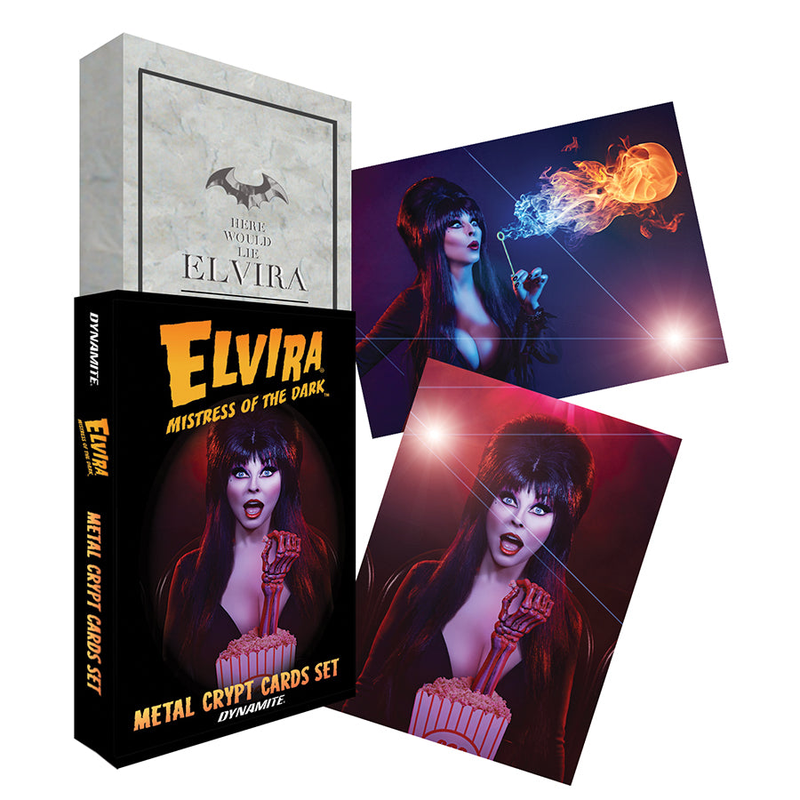 2021 Dynamite Elvira Metal Crypt Card Set
