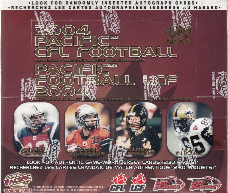 2004 Pacific CFL Football Hobby Box | Eastridge Sports Cards