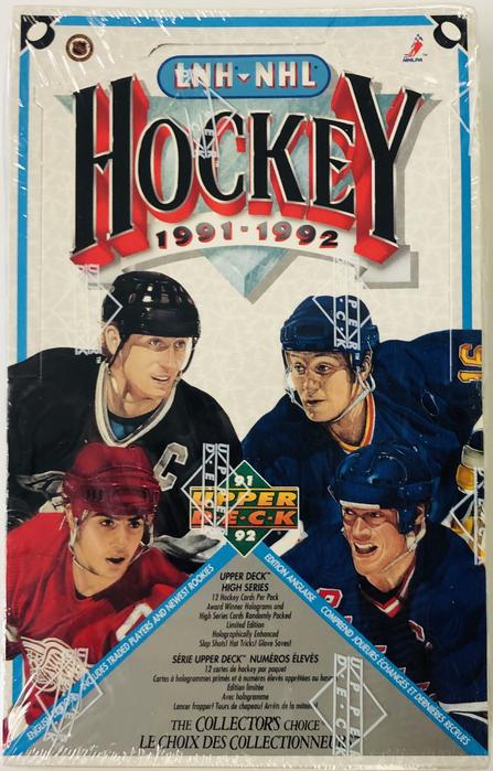 1991-92 Upper Deck High Series Hobby Box - Canadian English Edition