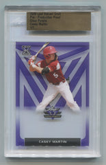 2020 Leaf Valiant Draft Pre-Production Proof Clear Purple Casey Martin #1/1 | Eastridge Sports Cards