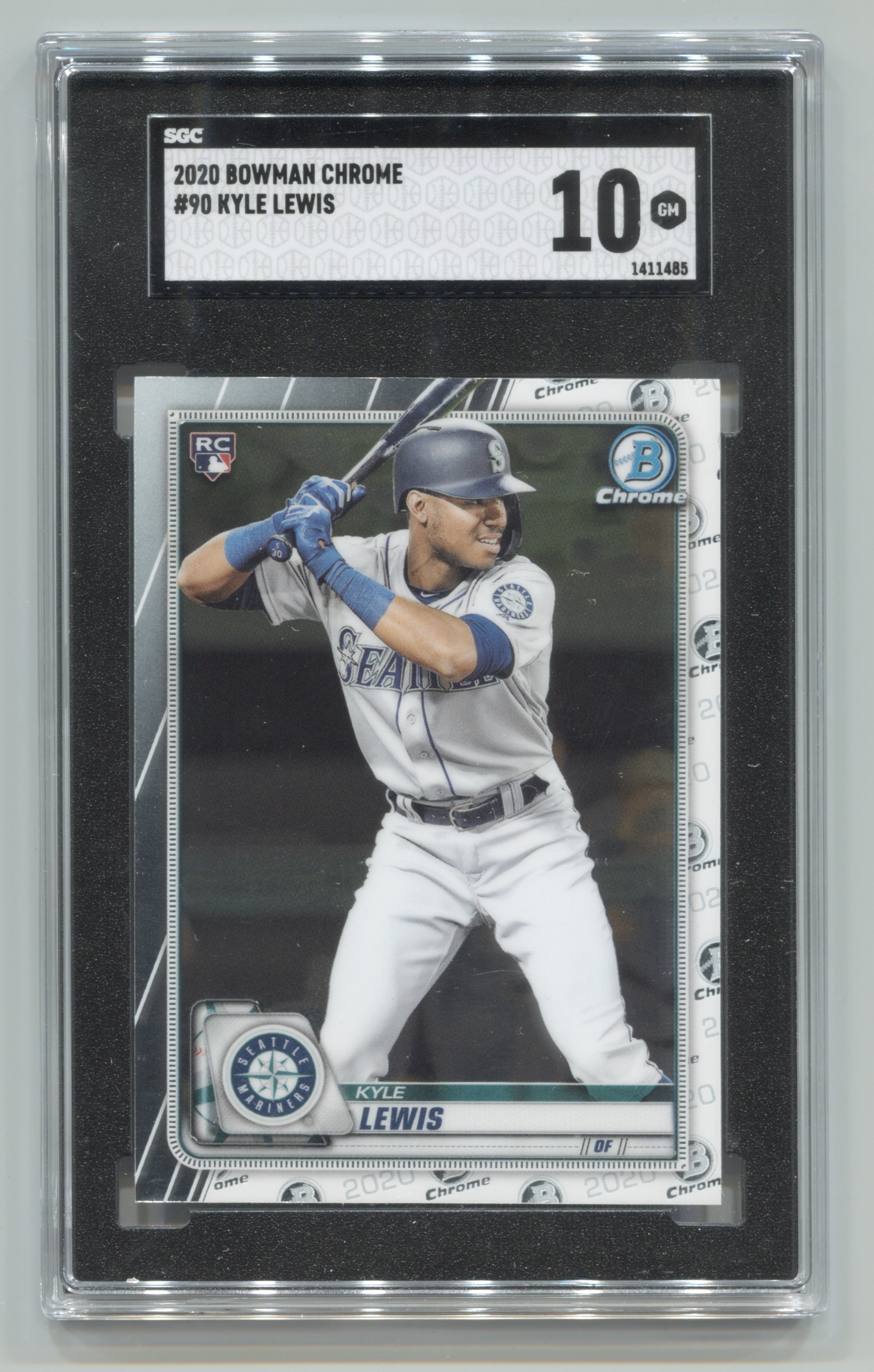 2020 Bowman Chrome #90 Kyle Lewis SGC 10 (Rookie) | Eastridge Sports Cards