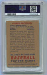 2005 Bowman Heritage #330 Andrew McCutchen PSA 8 (Rookie) | Eastridge Sports Cards