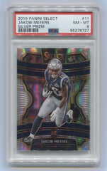 2019 Select Prizm Silver #11 Jakobi Meyers PSA 8 (Rookie) | Eastridge Sports Cards