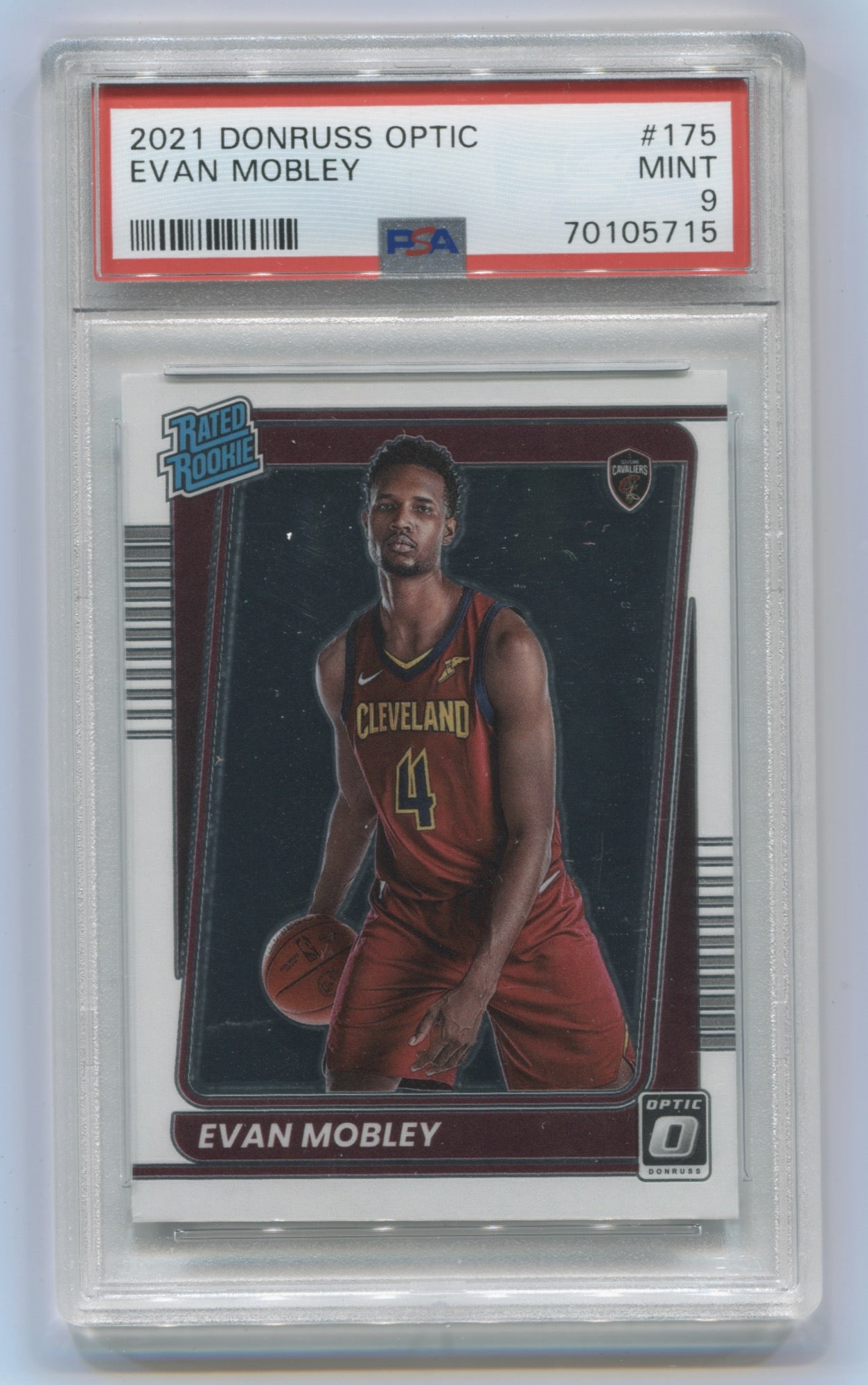 2021-22 Donruss Optic #175 Evan Mobley PSA 9 (Rookie) | Eastridge Sports Cards