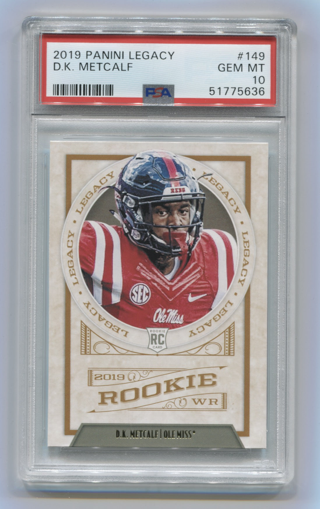 2019 Panini Legacy #149 D.K. Metcalf PSA 10 (Rookie) | Eastridge Sports Cards