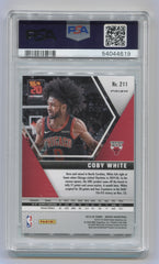 2019-20 Panini Mosaic Mosaic Reactive Blue #211 Coby White PSA 10 | Eastridge Sports Cards