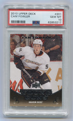 2010-11 Upper Deck #201 Cam Fowler PSA 10 (Rookie) | Eastridge Sports Cards