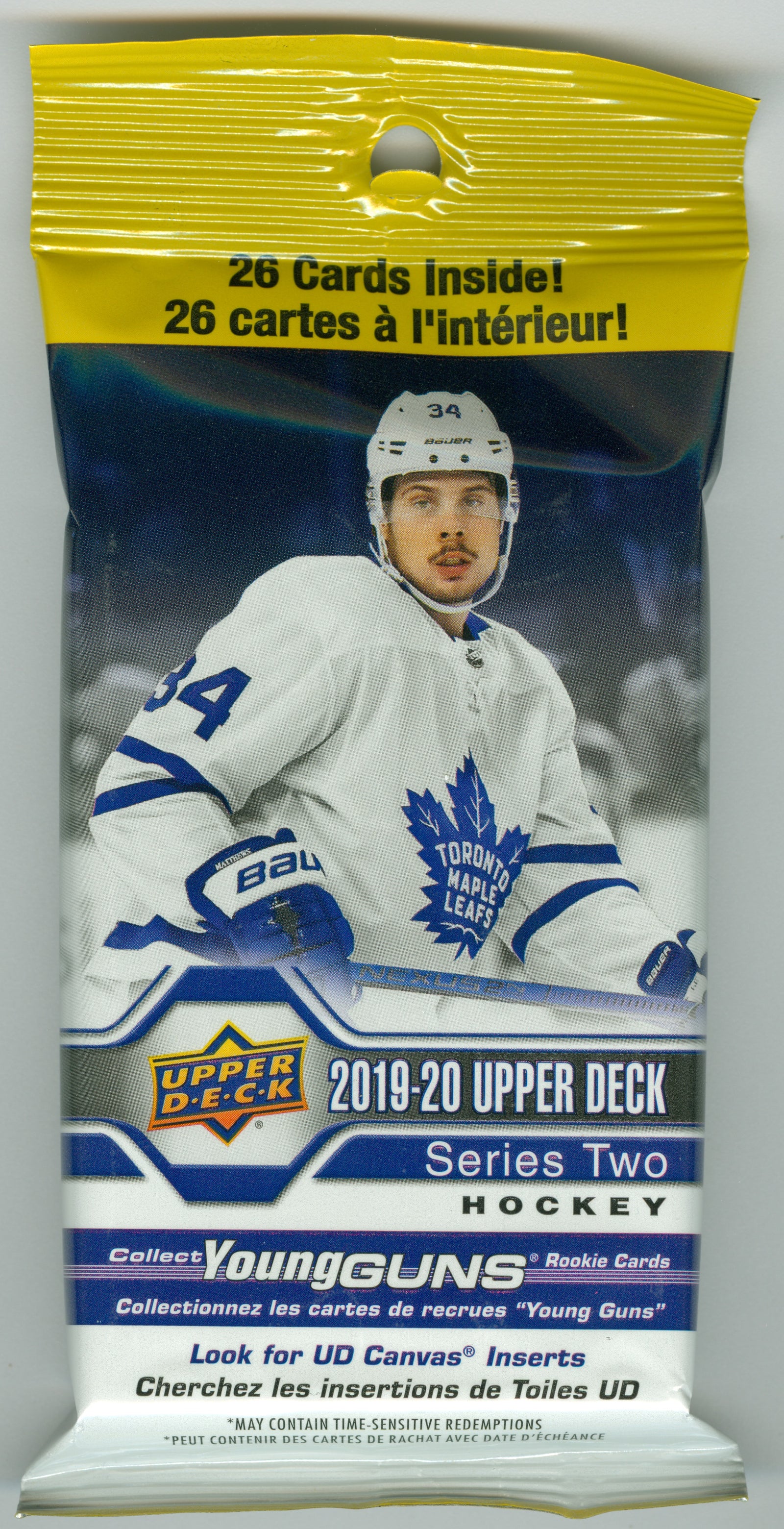 2019-20 Upper Deck Series 2 Retail Fat Pack