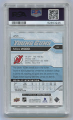 2016-17 Upper Deck #453 Miles Wood PSA 10 (Rookie) | Eastridge Sports Cards