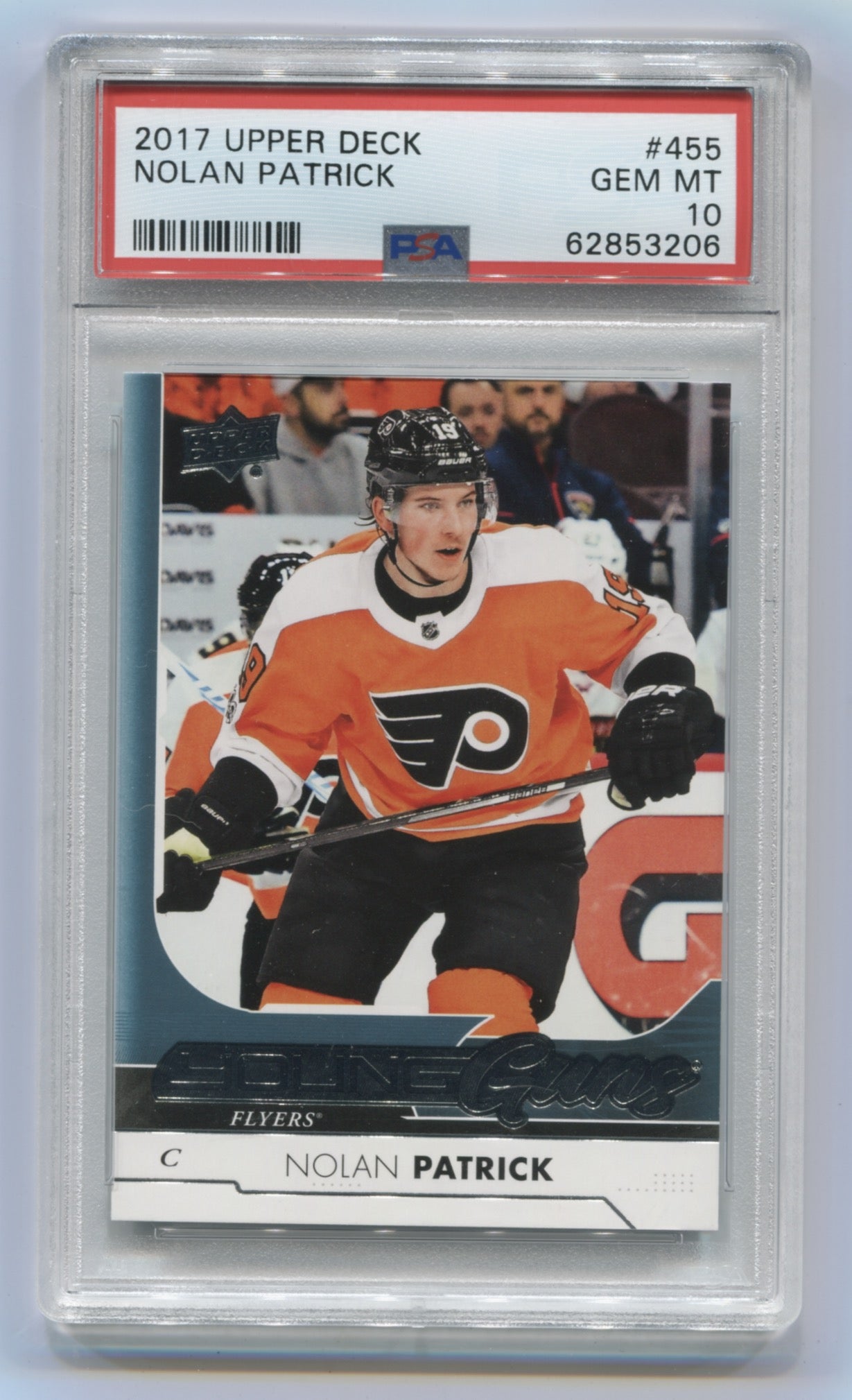 2017-18 Upper Deck #455 Nolan Patrick PSA 10 (Rookie) | Eastridge Sports Cards
