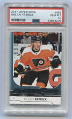 2017-18 Upper Deck #455 Nolan Patrick PSA 10 (Rookie) | Eastridge Sports Cards