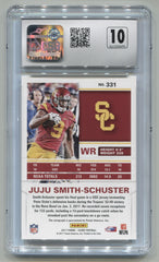 2017 Score Rookie Autographs Gold Zone #331 JuJu Smith-Schuster #27/50 CSG 10 (Auto 10) (Rookie) | Eastridge Sports Cards