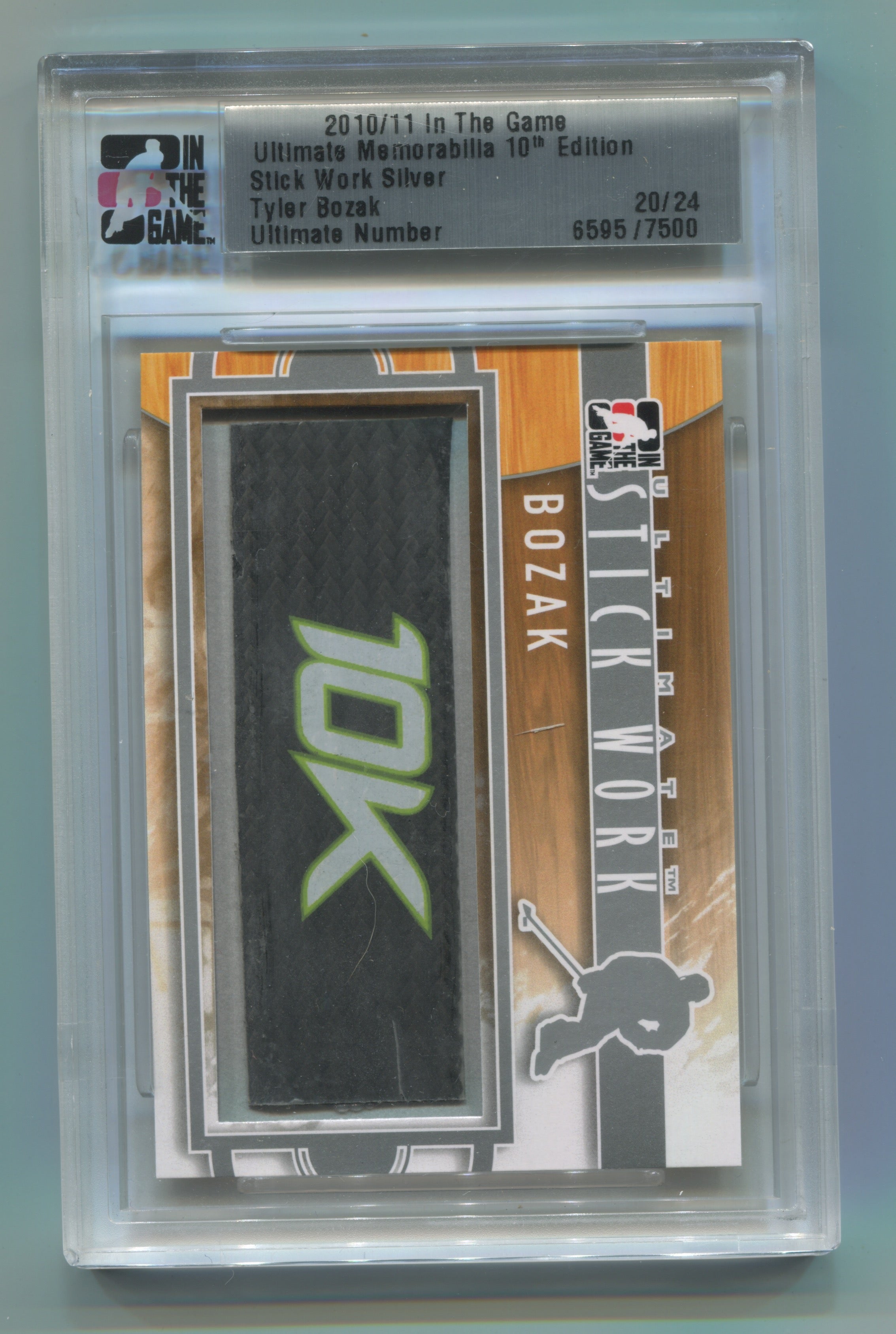 2010-11 ITG Ultimate Memorabilia 10th Edition Stick Work Silver Tyler Bozak #20/24 | Eastridge Sports Cards