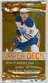 2016-17 Upper Deck Hockey Series 1 Hockey Hobby Pack
