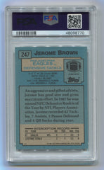 1988 Topps #247 Jerome Brown PSA 9 (Rookie) | Eastridge Sports Cards