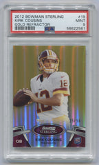 2012 Bowman Sterling Gold Refractors #19 Kirk Cousins #25/50 PSA 9 (Rookie) | Eastridge Sports Cards