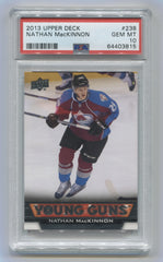 2013-14 Upper Deck #238 Nathan MacKinnon PSA 10 (Rookie) | Eastridge Sports Cards