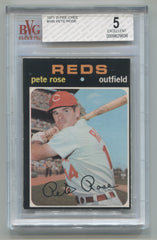 1971 O-Pee-Chee #100 Pete Rose BVG 5 | Eastridge Sports Cards