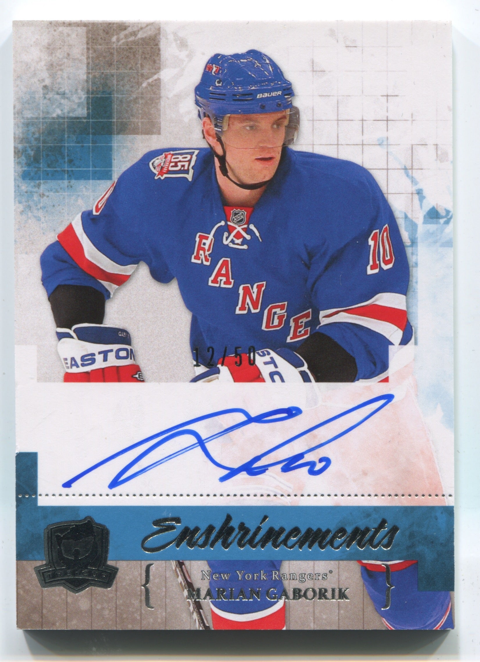2010-11 The Cup Enshrinements #CEMG Marian Gaborik #12/50 | Eastridge Sports Cards
