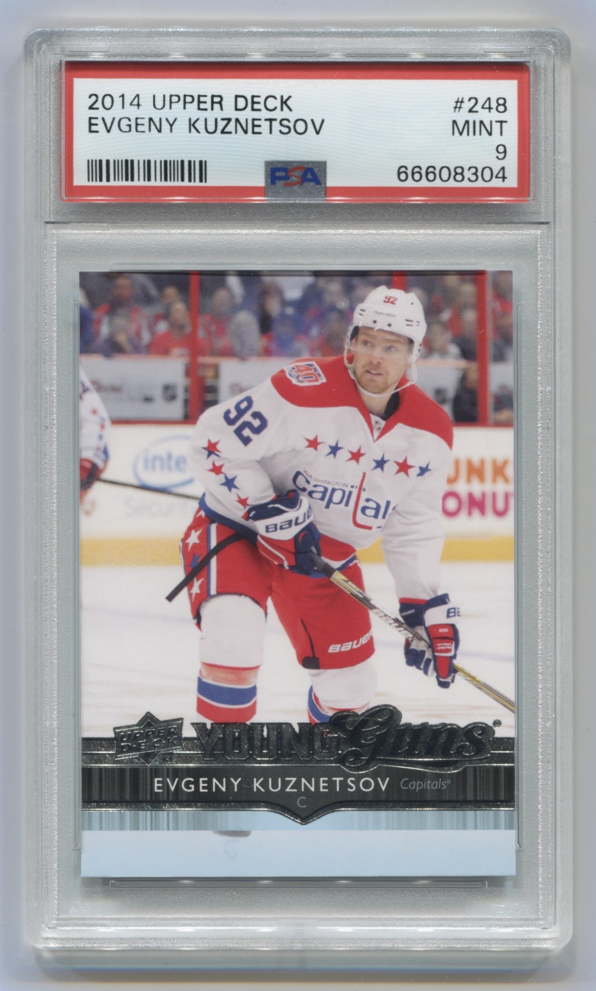 2014-15 Upper Deck #248 Evgeny Kuznetsov PSA 9 (Rookie) | Eastridge Sports Cards