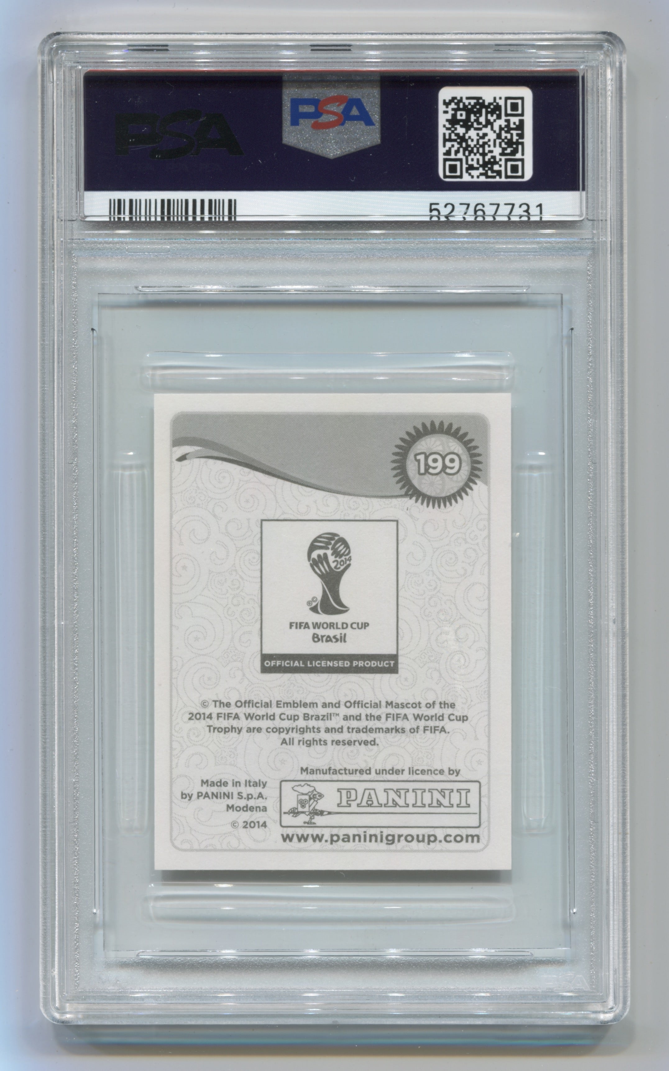 2014 Panini World Cup Stickers #199 James Rodriguez PSA 9 | Eastridge Sports Cards