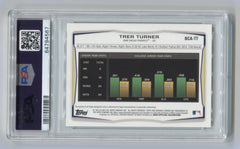 2014 Bowman Chrome Draft Draft Pick Autographs #BCATT Trea Turner PSA 9 | Eastridge Sports Cards
