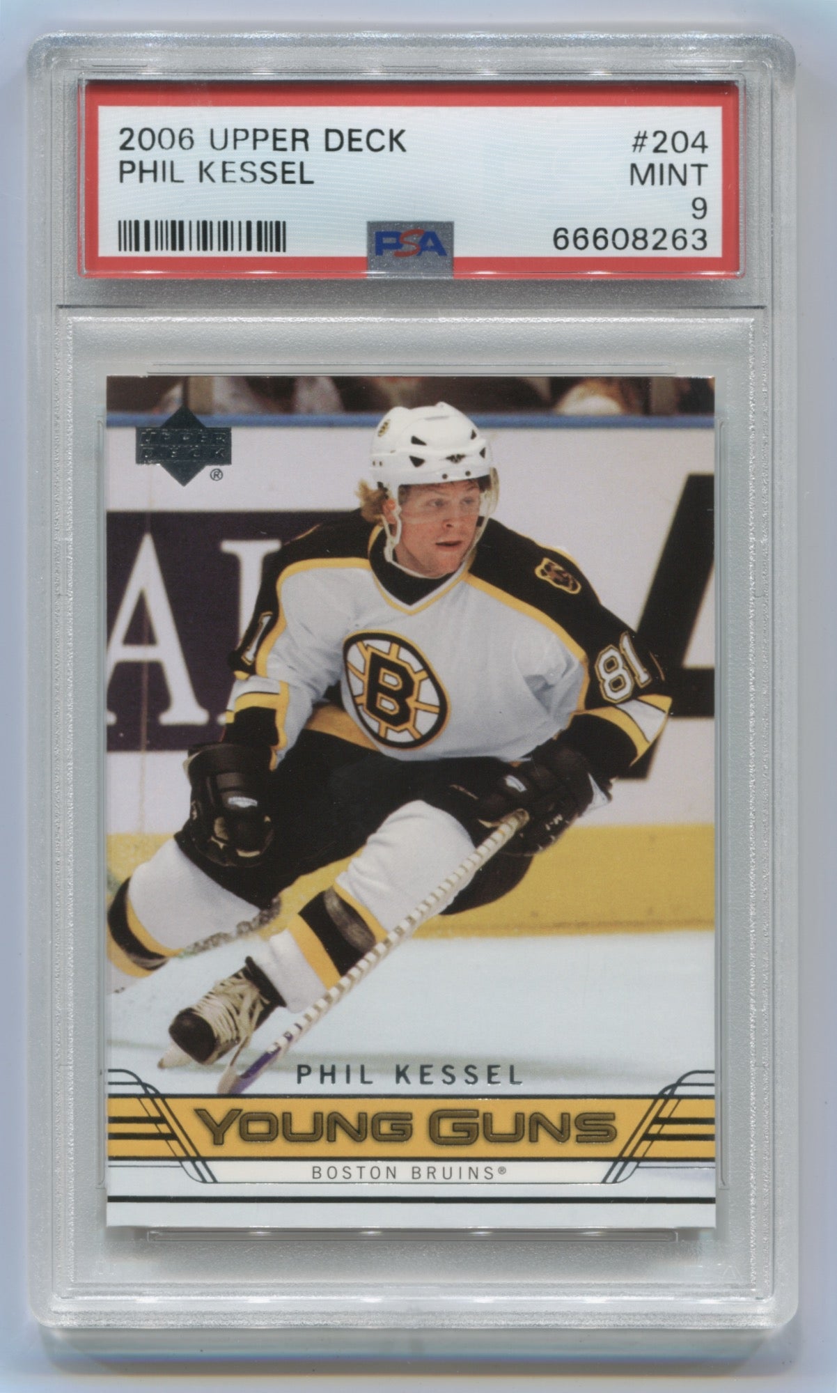 2006-07 Upper Deck #204 Phil Kessel PSA 9 (Rookie) | Eastridge Sports Cards