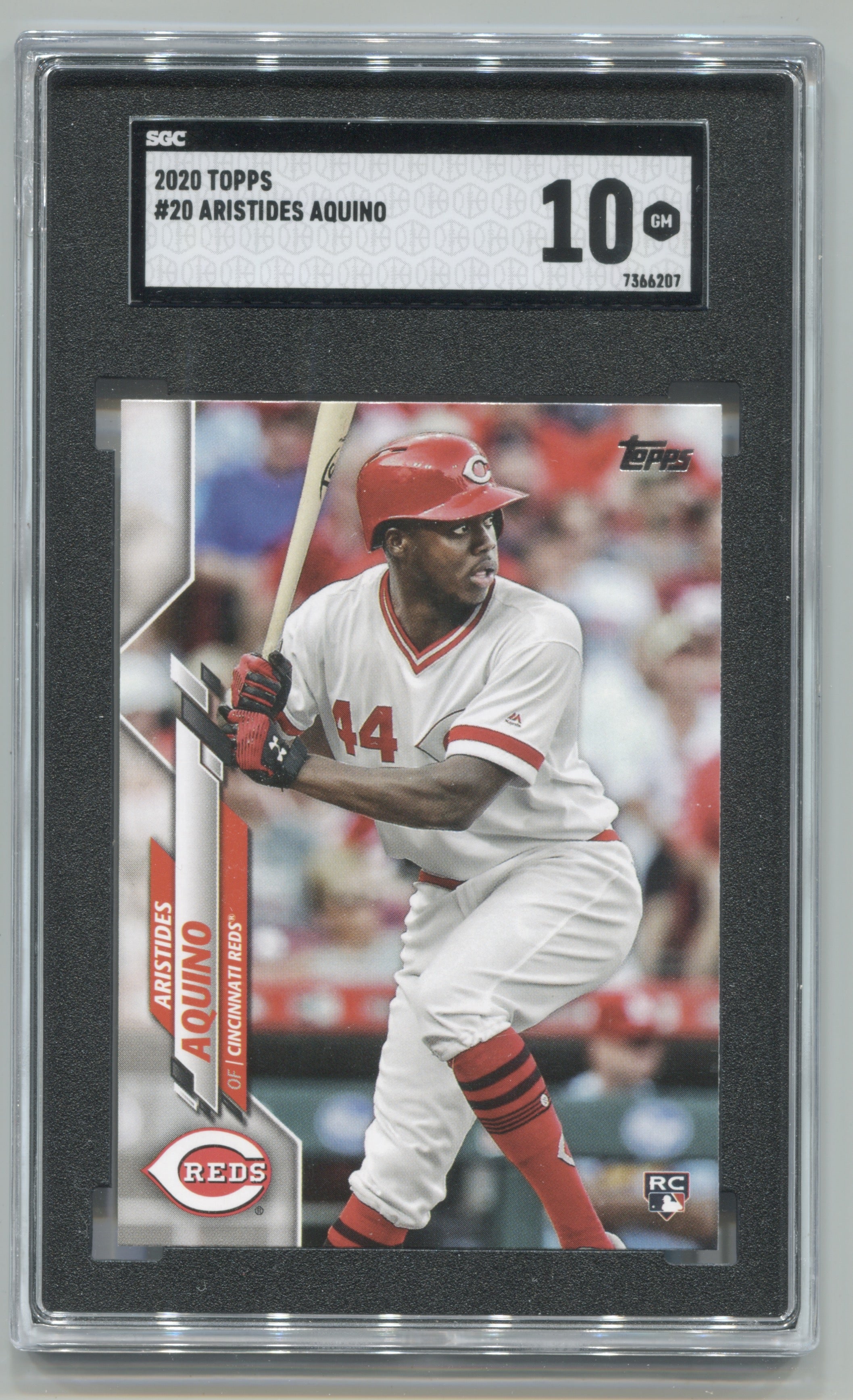 2020 Topps #20 Aristides Aquino SGC 10 (Rookie) | Eastridge Sports Cards