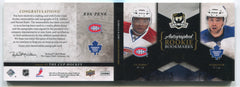 2010-11 The Cup Rookie Bookmarks Dual Autographs #RBKPKNK P.K. Subban/Nazem Kadri #23/25 | Eastridge Sports Cards