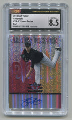 2012 Leaf Valiant Draft Red #JP1 James Paxton #1/1 CSG 8.5 (Auto 10) | Eastridge Sports Cards