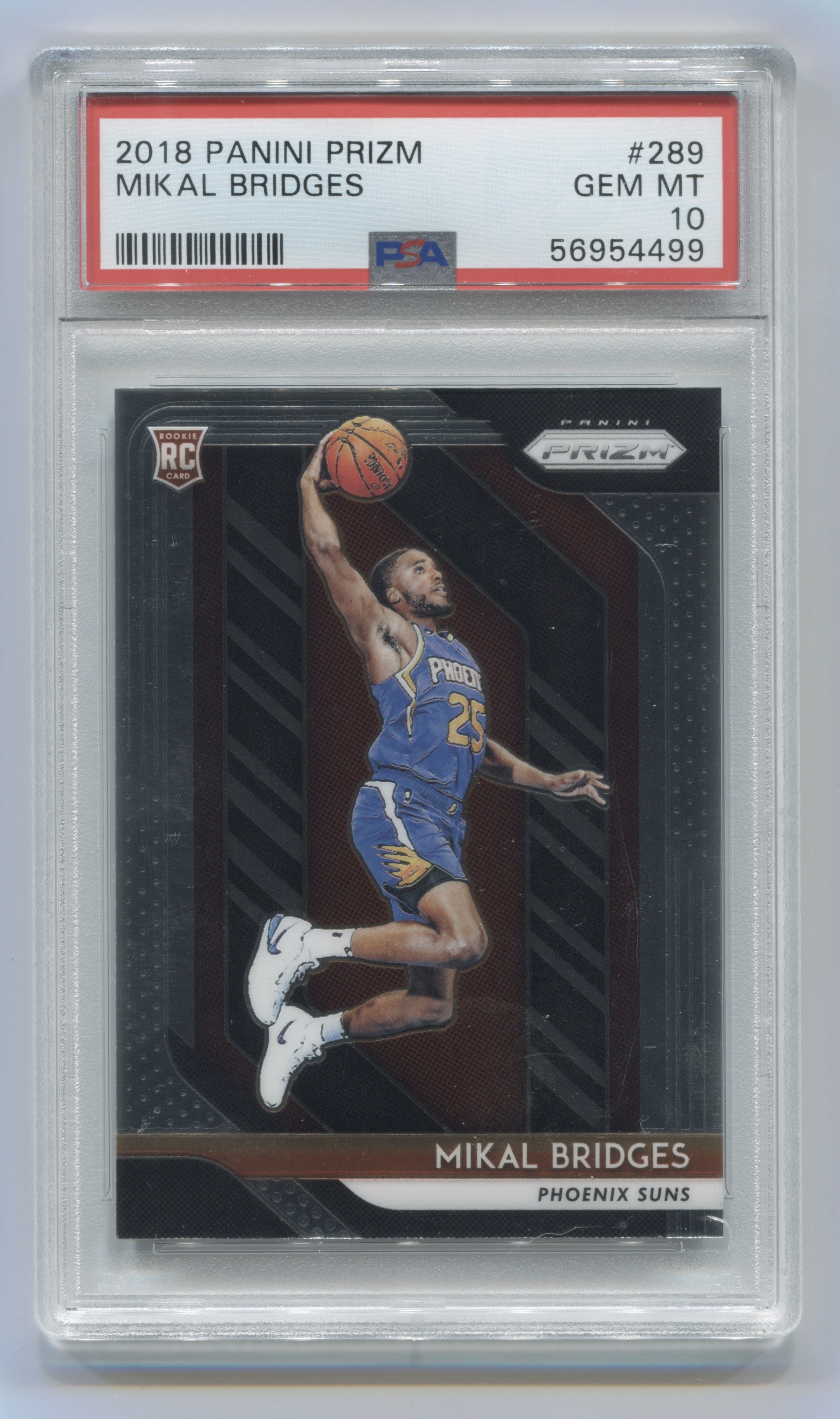 2018-19 Panini Prizm #289 Mikal Bridges PSA 10 (Rookie) | Eastridge Sports Cards