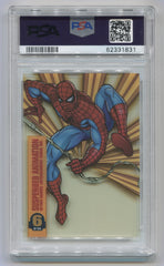 1994 Marvel Universe Suspended Animation #6 Spider-Man PSA 8 | Eastridge Sports Cards